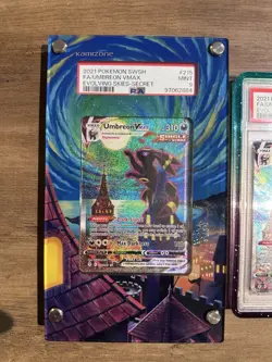 Pokemon Evolving Skies Secret Rare Umbreon VMAX 215/203 PSA 9 Mint Condition - Image 3