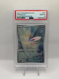 POKEMON CRESSELIA SHROUDED FABLE IR 071 PSA 10 GEM MINT INVEST - Image 1