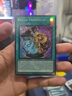 Near Mint Yugioh Pot of Prosperity RA01-EN066 Prismatic Collector's Rare - Image 1