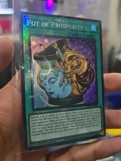 Near Mint Yugioh Pot of Prosperity RA01-EN066 Prismatic Collector's Rare - Image 2