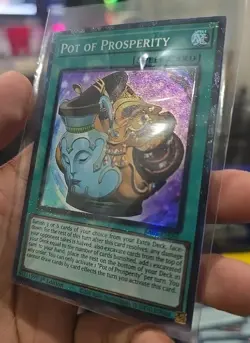 Near Mint Yugioh Pot of Prosperity RA01-EN066 Prismatic Collector's Rare - Image 3