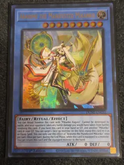 Yugioh Arahime the Manifested Mikanko DUNE-EN032 Ultra Rare 1st Ed NM - Image 1