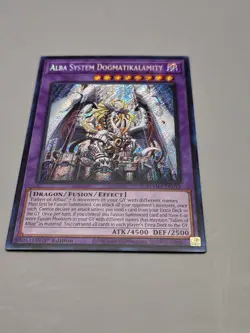 Yugioh Alba System Dogmatikalamity BLMM-EN011 Secret Rare 1st Edition NM - Image 1