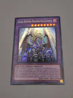 Yugioh Alba System Dogmatikalamity BLMM-EN011 Secret Rare 1st Edition NM - Image 2