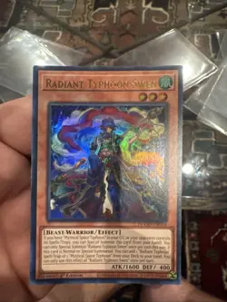 Yugioh Radiant Typhoon Swen DOOD-EN014 Ultra Rare 1st Edition NM - Image 1