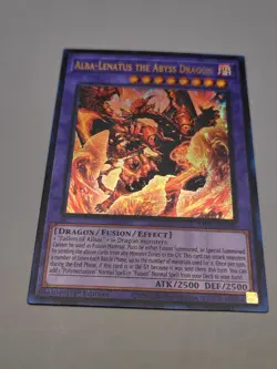 Yugioh Alba-Lenatus the Abyss Dragon Ultra MP23-EN080 1st edition Near Mint - Image 1