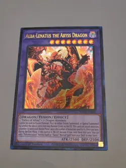 Yugioh Alba-Lenatus the Abyss Dragon Ultra MP23-EN080 1st edition Near Mint - Image 2