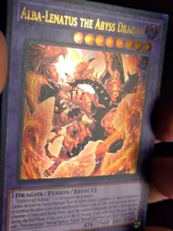Yugioh Alba-Lenatus the Abyss Dragon Ultra MP23-EN080 1st edition Near Mint - Image 3