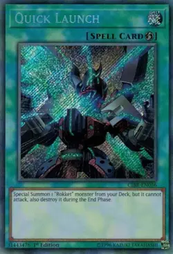 YuGiOh! Quick Launch MP18-EN139 Secret Rare 1st Ed - Image 1