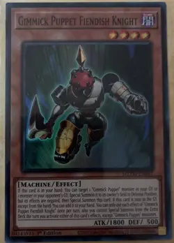 Gimmick Puppet Fiendish Knight - MZTM-EN047 - Super Rare - 1st Edition Yugioh NM - Image 1