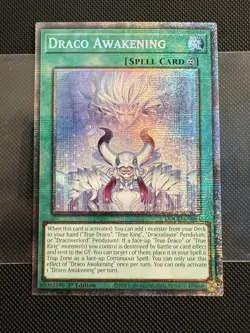 Yugioh! Draco Awakening DOOD-EN064 STARLIGHT RARE - Image 1