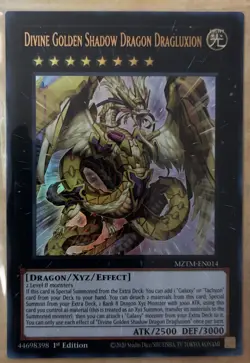 yugioh divine golden shadow dragon dragluxion - Image 1