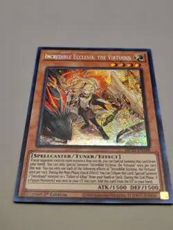 Yugioh - Incredible Ecclesia, The Virtuous MP22-EN188 1st Edition Secret Rare NM - Image 1