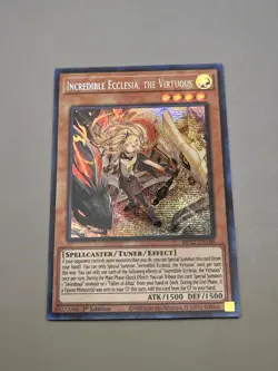 Yugioh - Incredible Ecclesia, The Virtuous MP22-EN188 1st Edition Secret Rare NM - Image 3