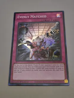Yugioh Evenly Matched RA01-EN074 Super Rare 1st Edition NM - Image 2