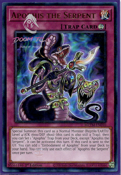 Yugioh! Apophis the Serpent MZTM-EN010 (UR) 1st Ed - Image 1