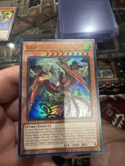 Yugioh! 3x Radiant Typhoon Fonix the Great Flame DOOD-EN017 Ultra Rare 1st Ed NM - Image 2
