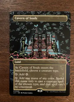 Cavern of Souls (0345) (Borderless) The Lost Caverns of Ixalan Foil - Image 1
