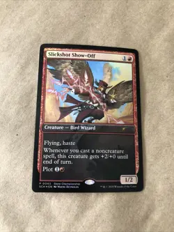 Slickshot Show-Off X 1 Mtg Store Championship Promo Nm Foil Magic - Image 1