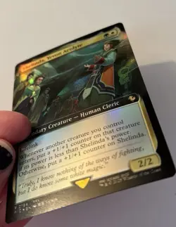 Shelinda, Yevon Acolyte 184, Final Fantasy Extended Art MTG Foil - Image 4