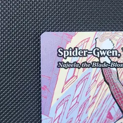 Spider-Gwen, Web-Warrior 0024 Borderless MTG Spider-Man Non-Foil NM/M - Image 2