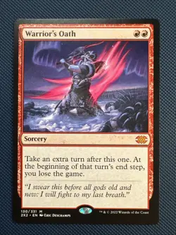 MTG Warrior's Oath - Double Masters 2022 (2X2) NM - Image 1