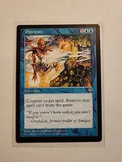 Dissipate - Mirage - MTG Magic - Uncommon - Blue Interrupt - Image 1