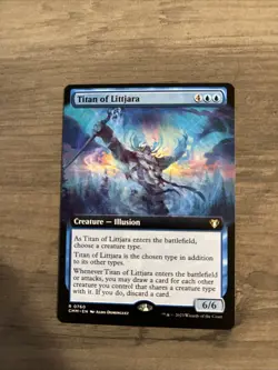Titan of Littjara (Extended Art) Commander Masters Regular - Image 1