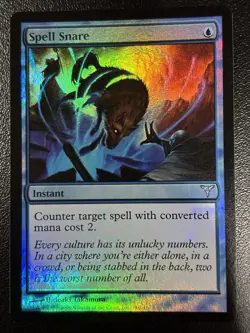 Magic The Gathering Dissension Spell Snare Foil LP - Image 1