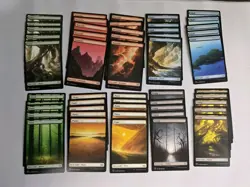 mtg double masters 2022 Full art Land Lot X50 NM/M Unplayed - Image 1
