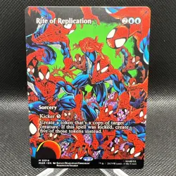 MTG Marvel's Spider-Man Rite of Replication (Borderless) Mythic Regular # 0014 - Image 1