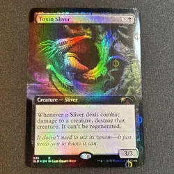 MTG Magic The Gathering Toxin Sliver 635 Foil English - Image 1