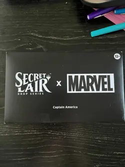 Captain America, MTG Marvel Secret Lair [Non-Foil] First Avenger - New Sealed - Image 1