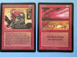 MTG Beta Edition IronClaw Orcs and Flashfires! 1993 Vintage Magic! - Image 1