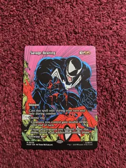 Savage Beating 0026 Regular Borderless Marvels Spider-Man - Image 1