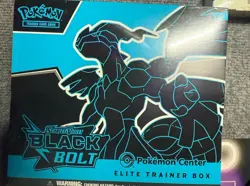 Pokemon TCG Black Bolt Pokemon Center Elite Trainer ETB *small tear in plastic - Image 1