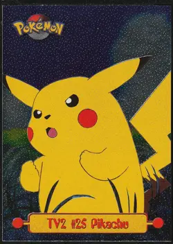 topps Pokemon TV Animation Edition Series 1 Holo Foil TV2 Pikachu - Image 1