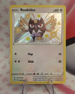 Pokemon Rookidee Shining Fates: Shiny Vault Holo LP - #SV101/SV122 - Image 1