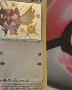 Pokemon Rookidee Shining Fates: Shiny Vault Holo LP - #SV101/SV122 - Image 3