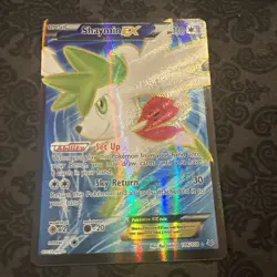 Shaymin EX 106/108 XY Roaring Skies Holo Full Art Ultra Rare Pokemon TCG Card - Image 1