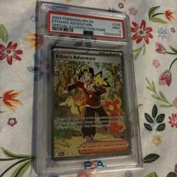2025 POKEMON DRI SPECIAL ILLUSTRATION RARE #236 ETHAN'S ADVENTURE PSA 9 - Image 1