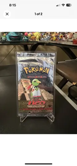 2001 Pokemon 1st Edition Neo Discovery Sealed Light Pack - Smeargle & Xatu 742818062909 - Image 3