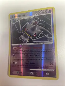 Pokemon TCG Banette Lv48 Reverse Holo 19/127 Rare Platinum Base Set MP Free Ship - Image 1