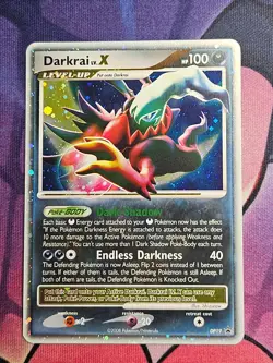 Pokemon Darkrai LV.X (Black Star Promo) DP19 Diamond and Pearl English LP - Image 1
