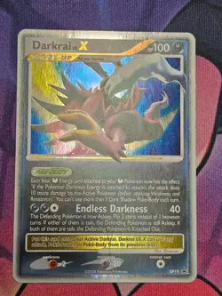Pokemon Darkrai LV.X (Black Star Promo) DP19 Diamond and Pearl English LP - Image 2