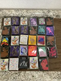 Bulk Lot Of 30 Packs ETB Sleeves Pokemon TCG Unused - Image 1