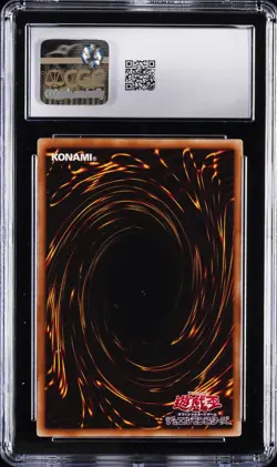 2008 YU-GI-OH! JAPANESE RARE PARALLEL #DT01-JP002 DARK MAGICIAN CGC 8 - Image 2