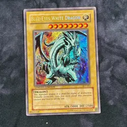 Yugioh Blue-Eyes White Dragon BPT-003 Secret Rare Promo LP #3 - Image 1