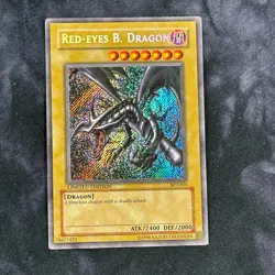 Yugioh Red-Eyes B. Dragon BPT-005 Secret Rare Promo LP - Image 1
