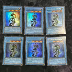 LOT of 6 Black Luster Soldier SYE-024 Ultra Rare 1st Edition Yugioh - Image 1